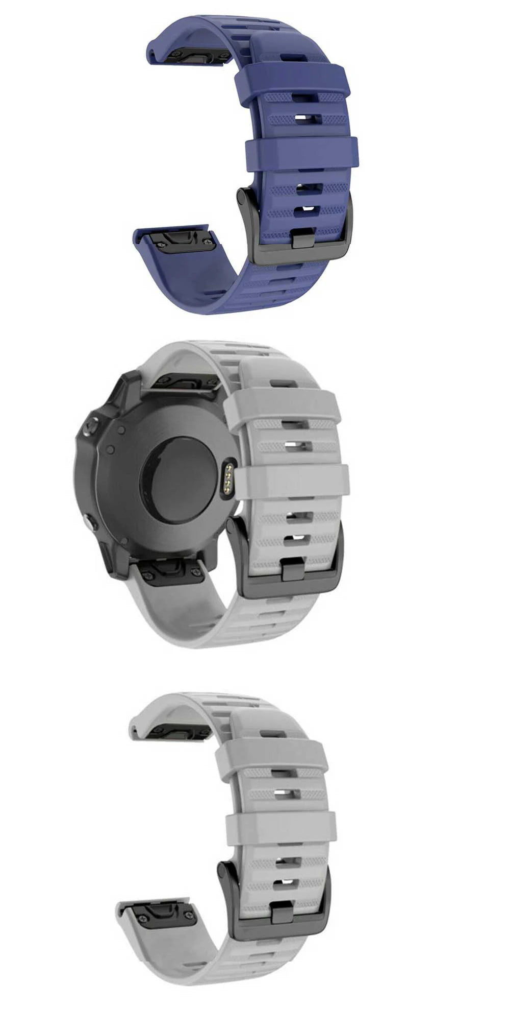 20 22 26mm Silicone Watchband Strap For Garmin Fenix 7 7X 7S 6X 6S 6Pro 5X 5Plus 3HR Smartwatch Bracelet QuickFit Wristband Belt