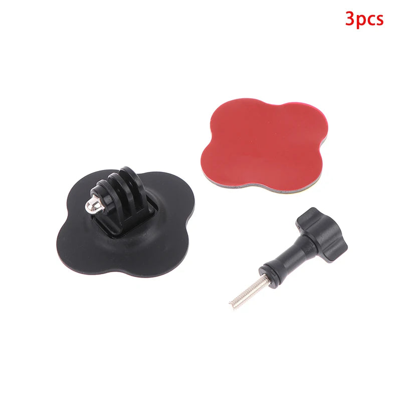 Universal Flexible Helmet Mount For X4 X5 Ace Pro Sports Camera Curved Flat Adhesive Base Compatible With Models 13 12 11 10 9