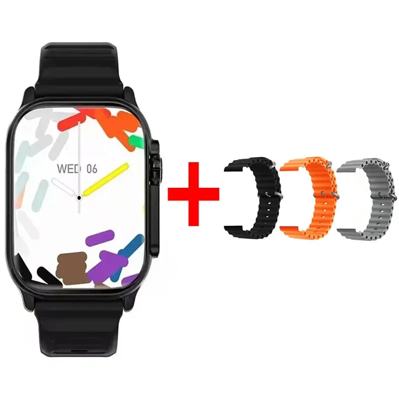 DT900 Ultra 9 Smart Watch 2.09" Big Display 7 Straps Bluetooth Call Fitness Tracker Smartwatch For IOS Android 