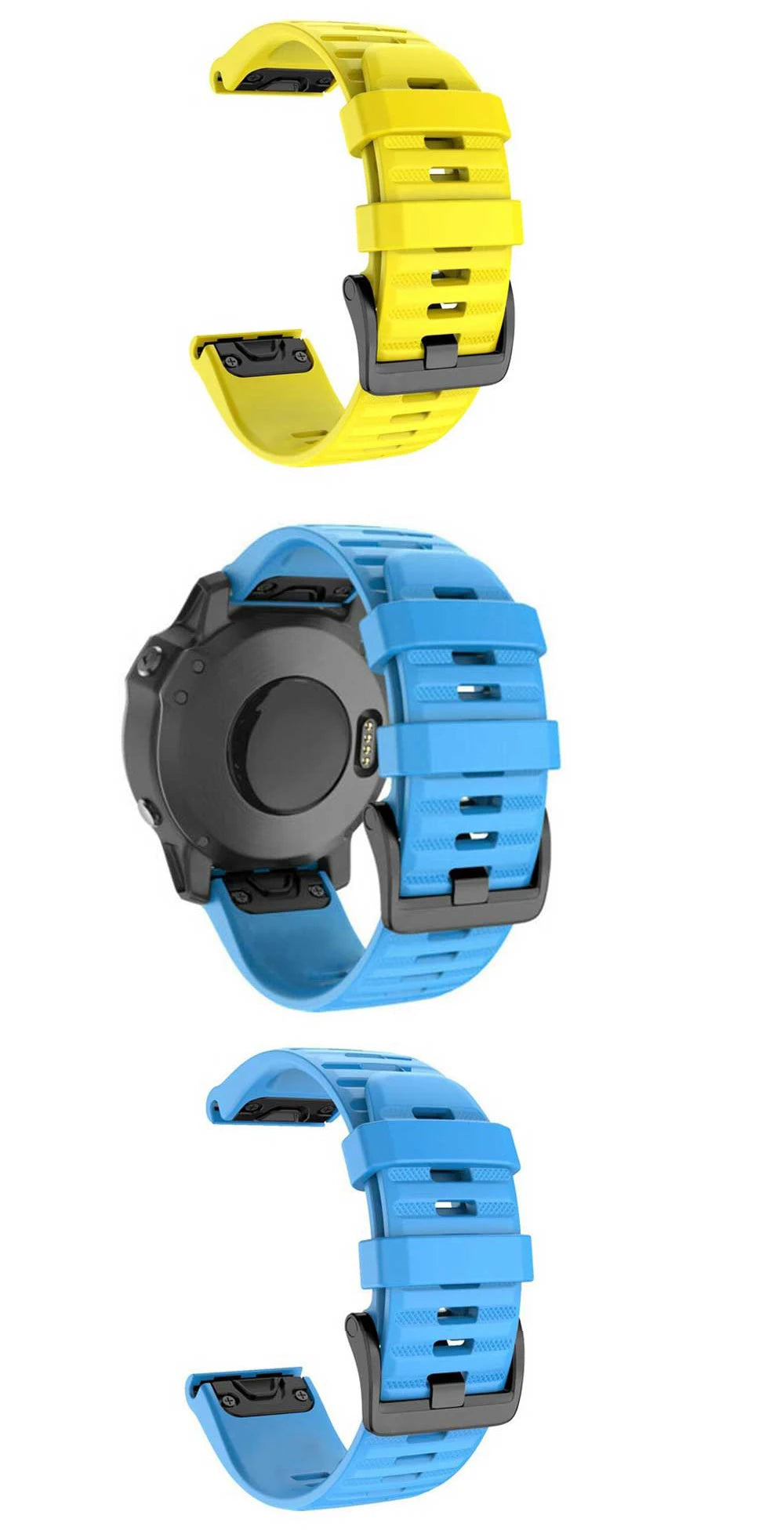 20 22 26mm Silicone Watchband Strap For Garmin Fenix 7 7X 7S 6X 6S 6Pro 5X 5Plus 3HR Smartwatch Bracelet QuickFit Wristband Belt