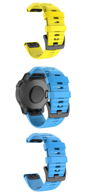 20 22 26mm Silicone Watchband Strap For Garmin Fenix 7 7X 7S 6X 6S 6Pro 5X 5Plus 3HR Smartwatch Bracelet QuickFit Wristband Belt