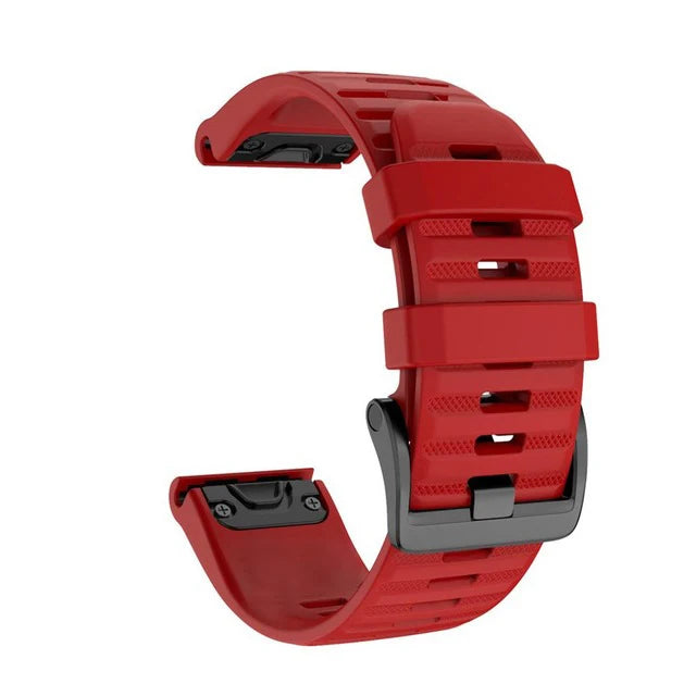 20 22 26mm Silicone Watchband Strap For Garmin Fenix 7 7X 7S 6X 6S 6Pro 5X 5Plus 3HR Smartwatch Bracelet QuickFit Wristband Belt