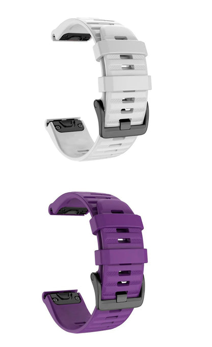 20 22 26mm Silicone Watchband Strap For Garmin Fenix 7 7X 7S 6X 6S 6Pro 5X 5Plus 3HR Smartwatch Bracelet QuickFit Wristband Belt