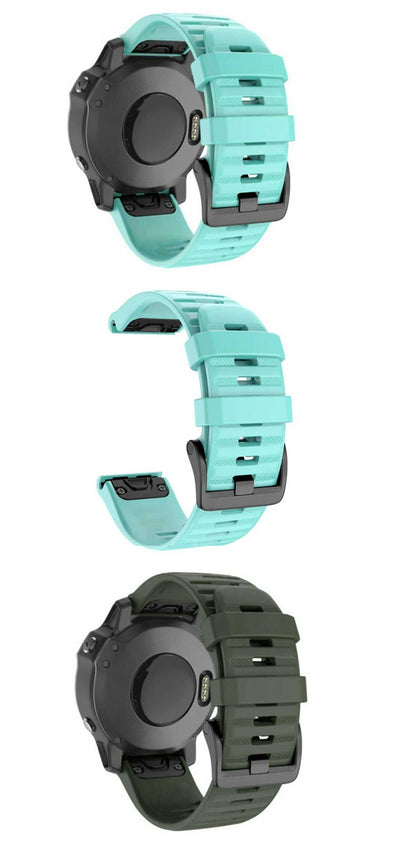 20 22 26mm Silicone Watchband Strap For Garmin Fenix 7 7X 7S 6X 6S 6Pro 5X 5Plus 3HR Smartwatch Bracelet QuickFit Wristband Belt