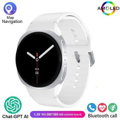 2026 New Watches 8 Mini Smart Watch For Men Women GPS Track Health Sports AMOLED Heart Rate Bluetooth Call Waterproof Smartwatch