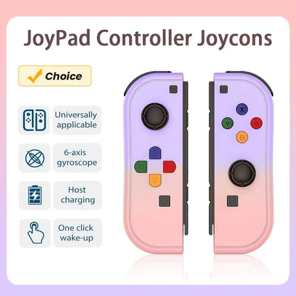 JoyPad game controller, supports one-key wake-up and vibration functions, suitable for Switch/Lite/OLED