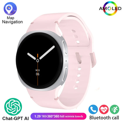 2026 New Watches 8 Mini Smart Watch For Men Women GPS Track Health Sports AMOLED Heart Rate Bluetooth Call Waterproof Smartwatch