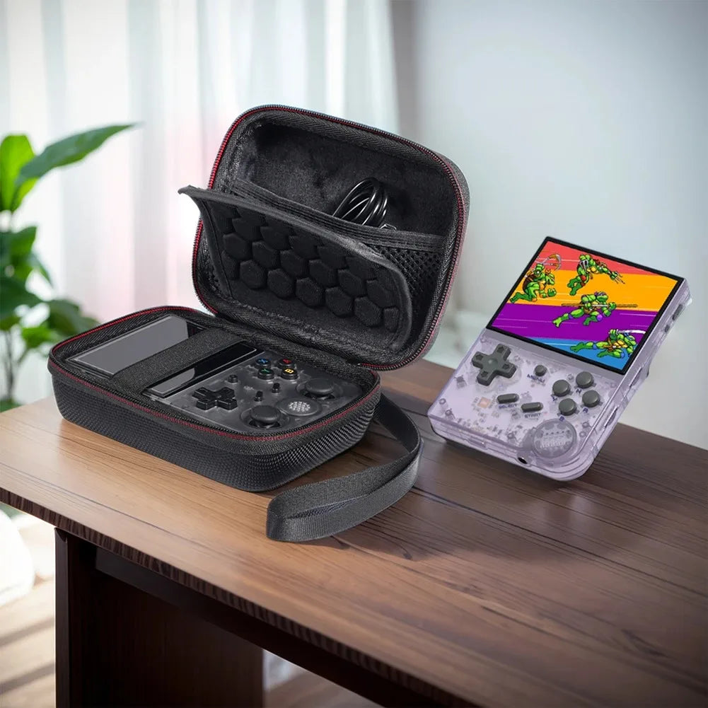 Handheld Game Console Case Bag Carrying Case Cover for Anbernic RG35XX RG353V RG353VS Portable Hard Travel Bag Game Accessories