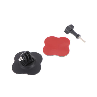 Universal Flexible Helmet Mount For X4 X5 Ace Pro Sports Camera Curved Flat Adhesive Base Compatible With Models 13 12 11 10 9