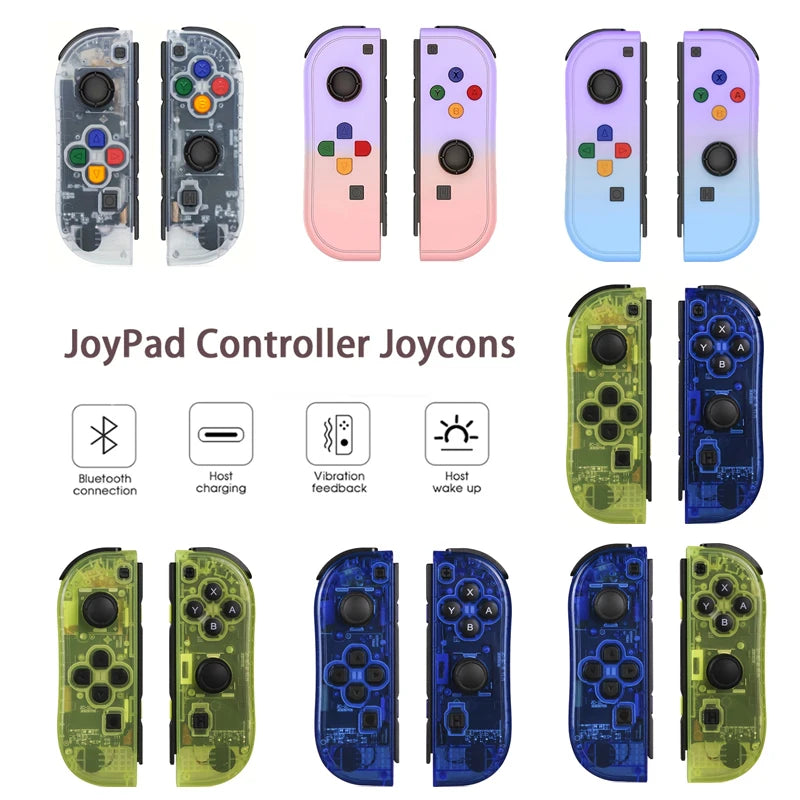 JoyPad game controller, supports one-key wake-up and vibration functions, suitable for Switch/Lite/OLED