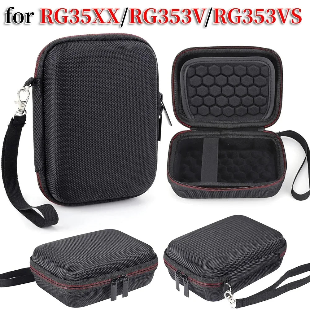 Handheld Game Console Case Bag Carrying Case Cover for Anbernic RG35XX RG353V RG353VS Portable Hard Travel Bag Game Accessories