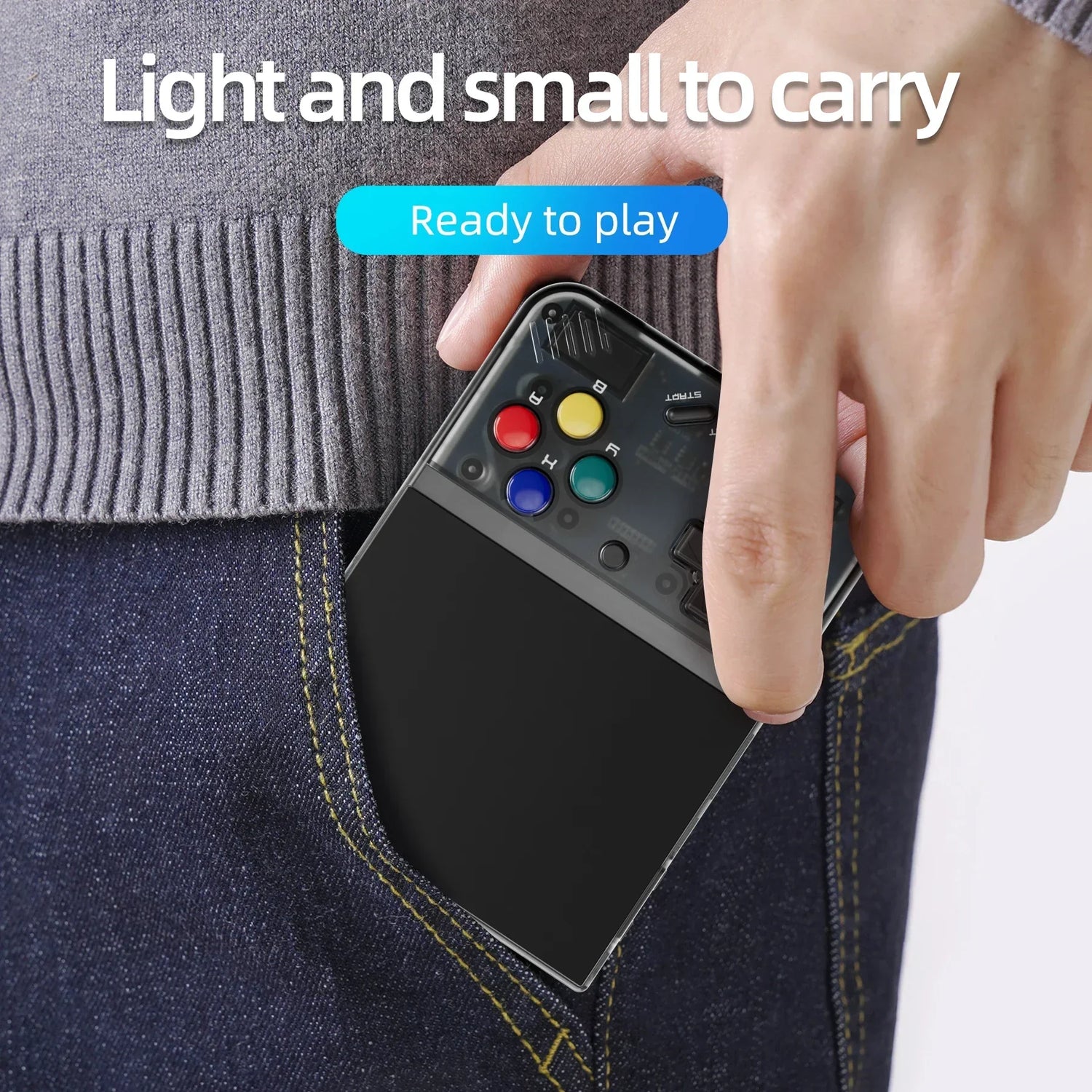 MIYOO Mini Plus Portable Retro Handheld Game Console V2 Mini+ IPS Screen Classic Video Game Console Linux System Children&