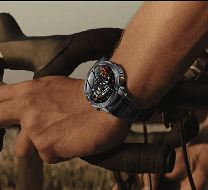 2025 New Military T-Rex 3 Ultra 1000mAh Battery Smart Watch 5ATM Waterproof Flashlight Heart Rate Sports tracker Smartwatch Men