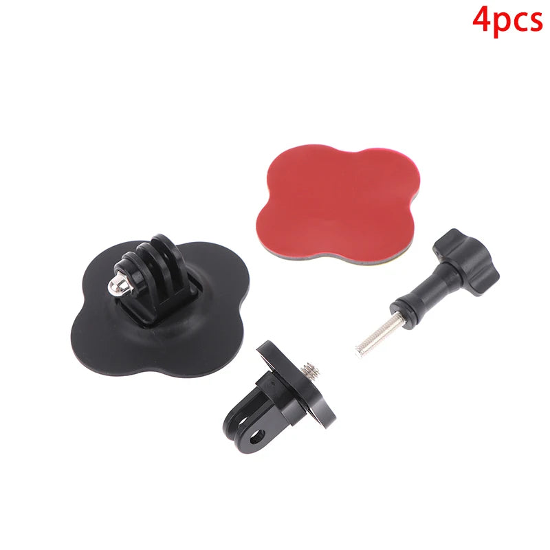 Universal Flexible Helmet Mount For X4 X5 Ace Pro Sports Camera Curved Flat Adhesive Base Compatible With Models 13 12 11 10 9