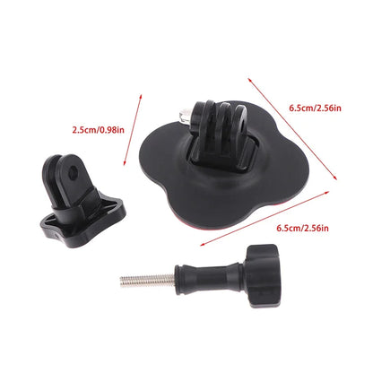 Universal Flexible Helmet Mount For X4 X5 Ace Pro Sports Camera Curved Flat Adhesive Base Compatible With Models 13 12 11 10 9