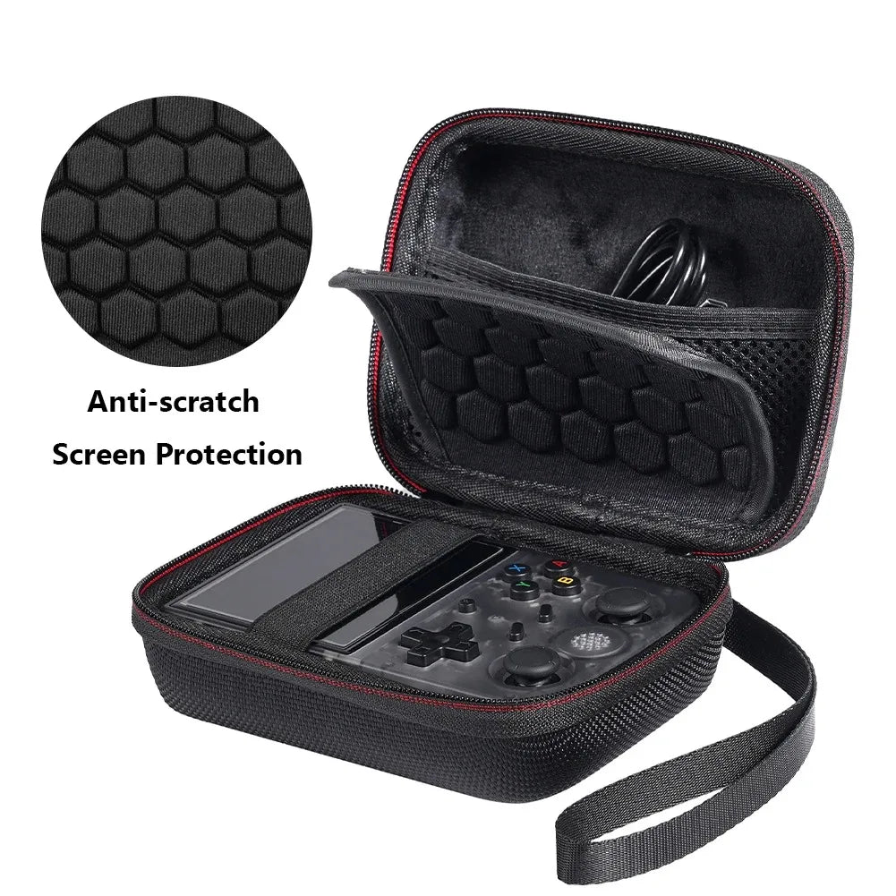 Handheld Game Console Case Bag Carrying Case Cover for Anbernic RG35XX RG353V RG353VS Portable Hard Travel Bag Game Accessories
