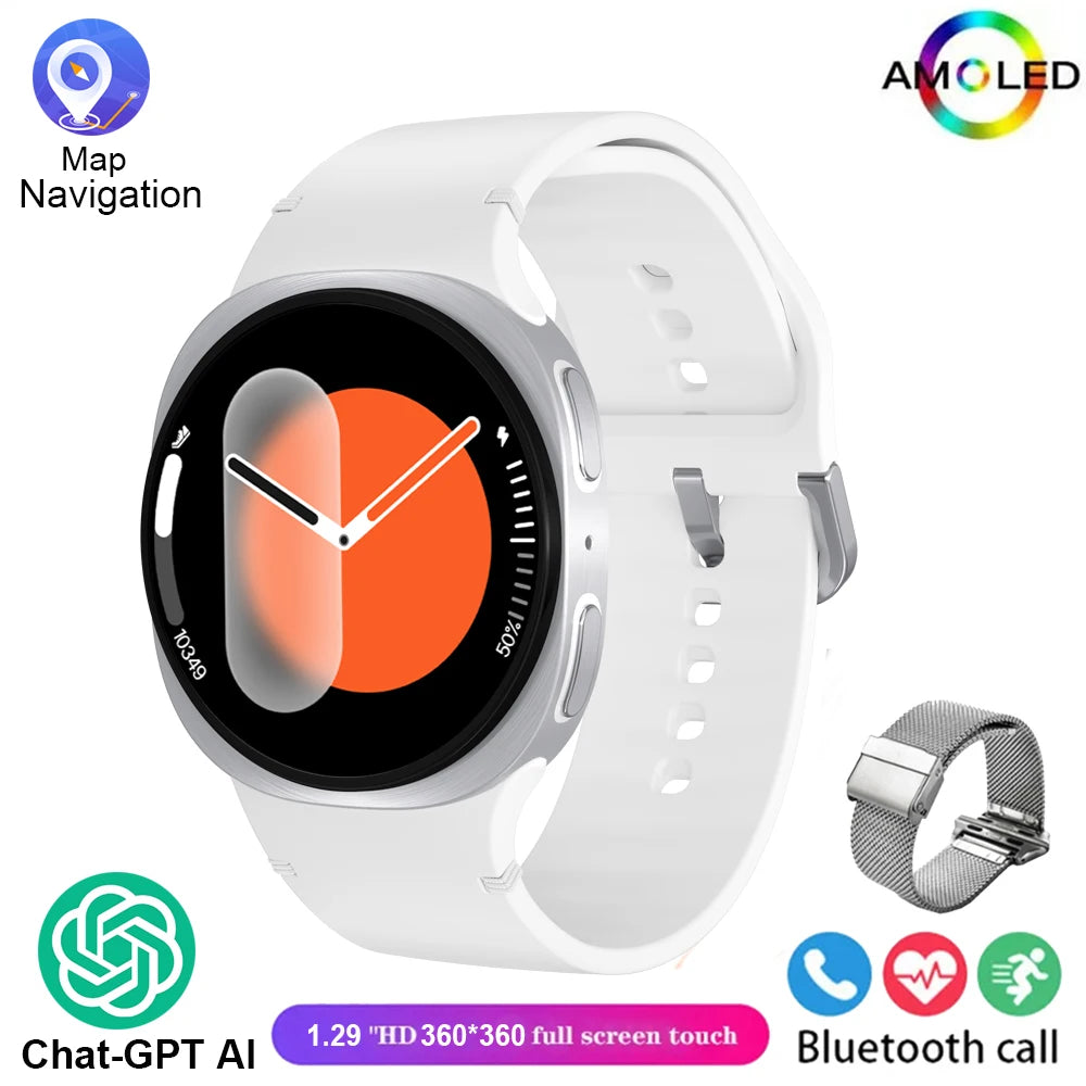 2026 New Watches 8 Mini Smart Watch For Men Women GPS Track Health Sports AMOLED Heart Rate Bluetooth Call Waterproof Smartwatch