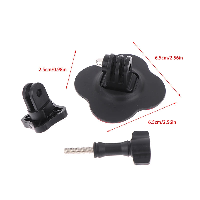 Universal Flexible Helmet Mount For X4 X5 Ace Pro Sports Camera Curved Flat Adhesive Base Compatible With Models 13 12 11 10 9