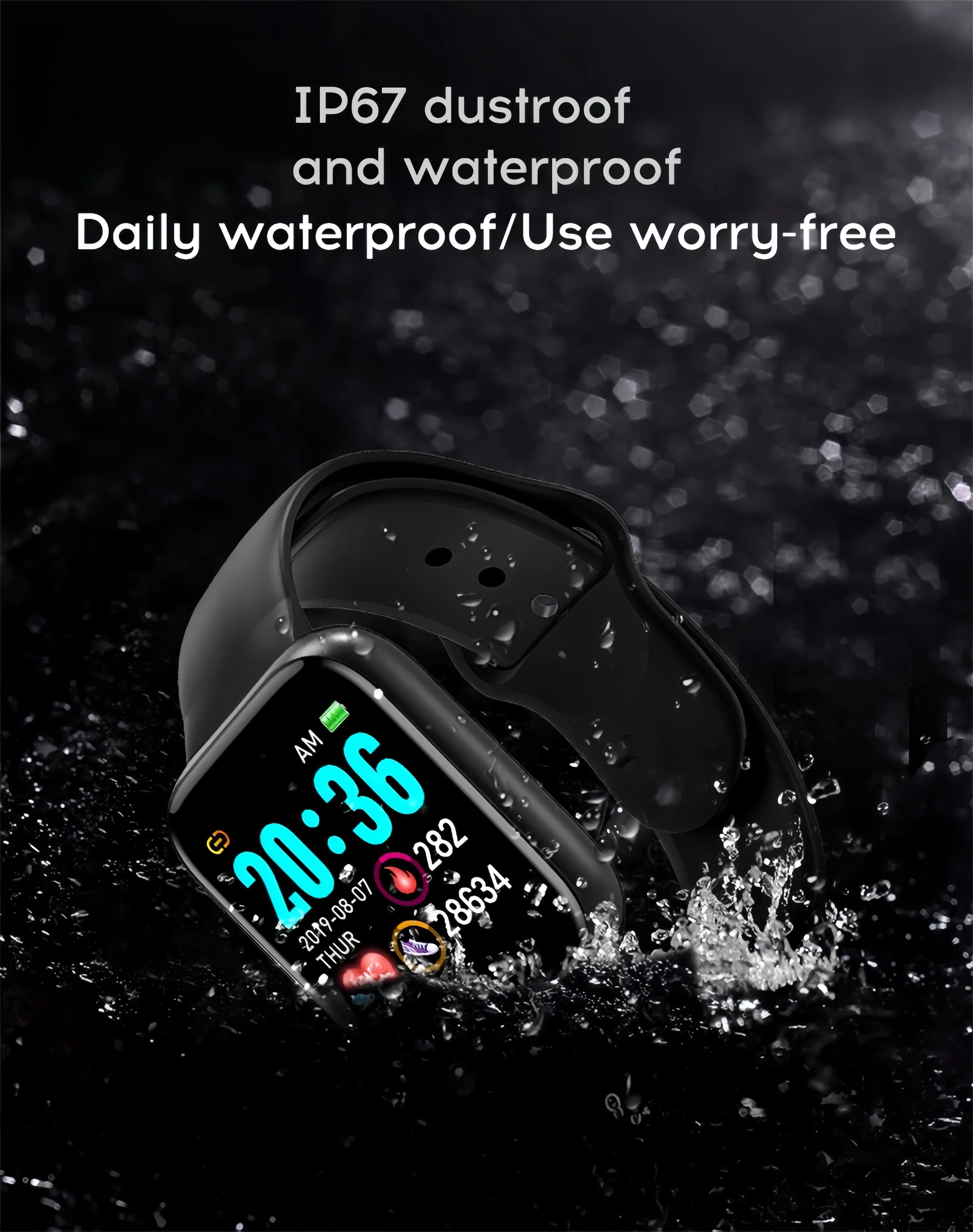 Multifunction Smart Watch For Men Women Kids Bluetooth Calls, Heart Rate &amp; SpO2 Monitor, Sleep Tracking | Step Counter