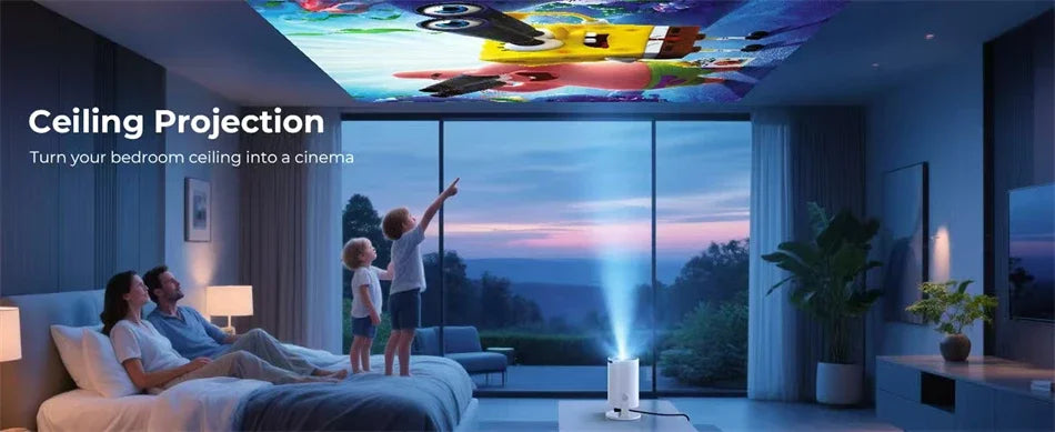 2026 New HY300 Projector 4K Android 11 Wifi6 290ANSI Allwinner H713 BT5.0 1080P 1280*720P Cinema Outdoor Portable Projetors ﻿