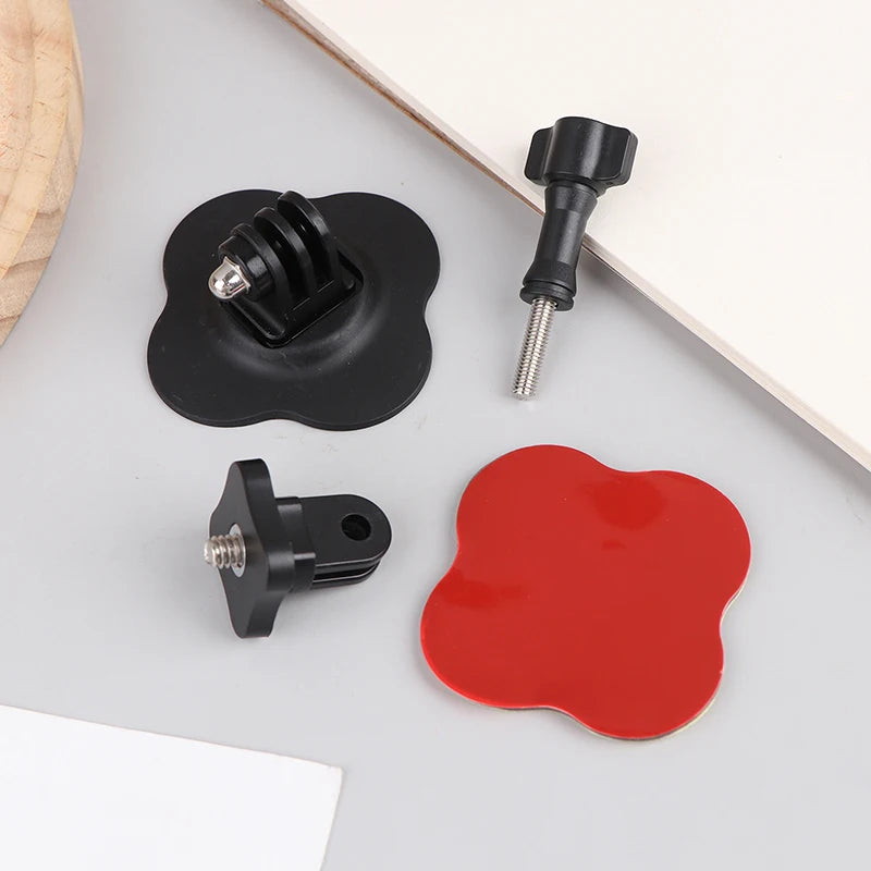 Universal Flexible Helmet Mount For X4 X5 Ace Pro Sports Camera Curved Flat Adhesive Base Compatible With Models 13 12 11 10 9