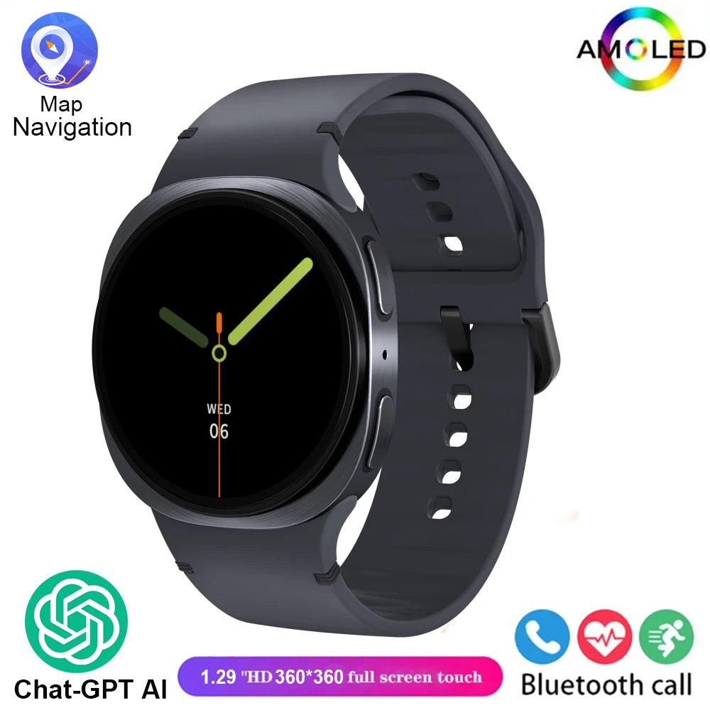 2026 New Watches 8 Mini Smart Watch For Men Women GPS Track Health Sports AMOLED Heart Rate Bluetooth Call Waterproof Smartwatch
